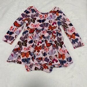 Little Sleepies Butterfly Kisses Twirl Dress 0-3M NWT Bamboo